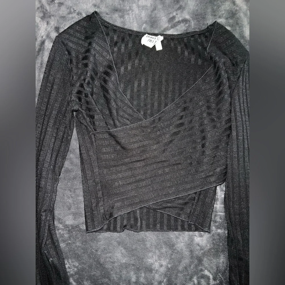 Princess Polly Abigal Top in Black Size 4 - Picture 8 of 14